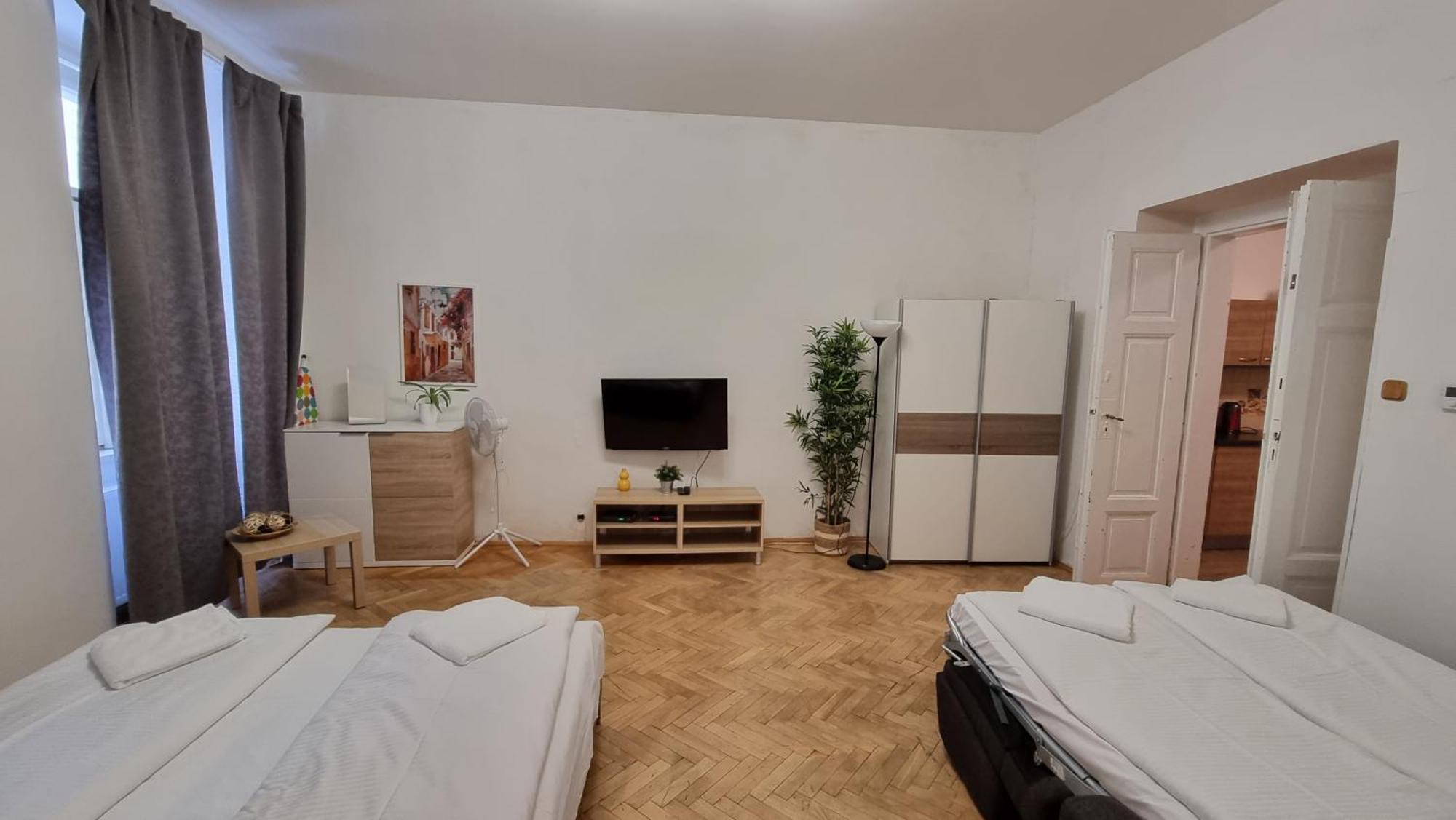 Apartment Krakovska 20 Prag Exteriör bild