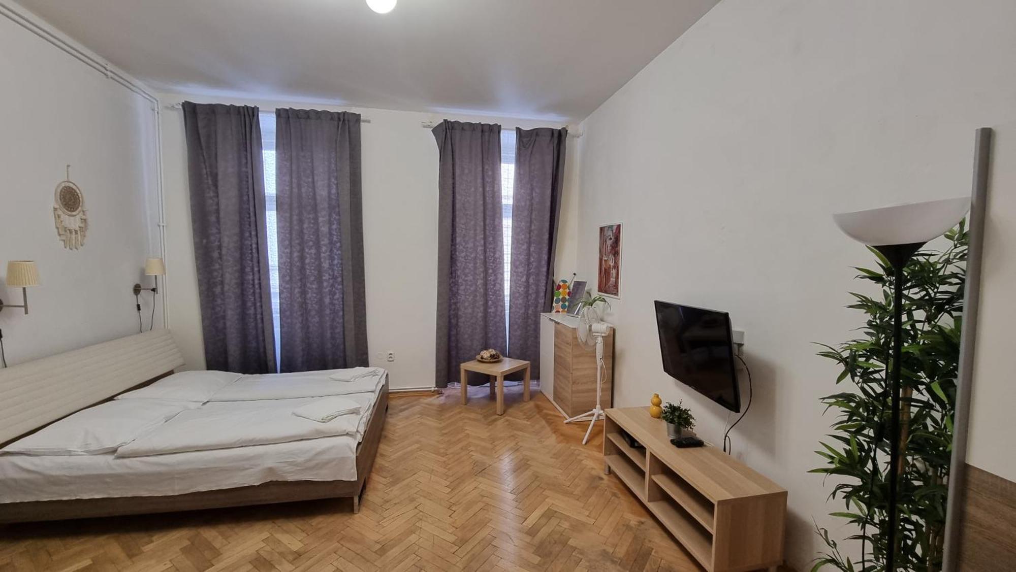 Apartment Krakovska 20 Prag Exteriör bild
