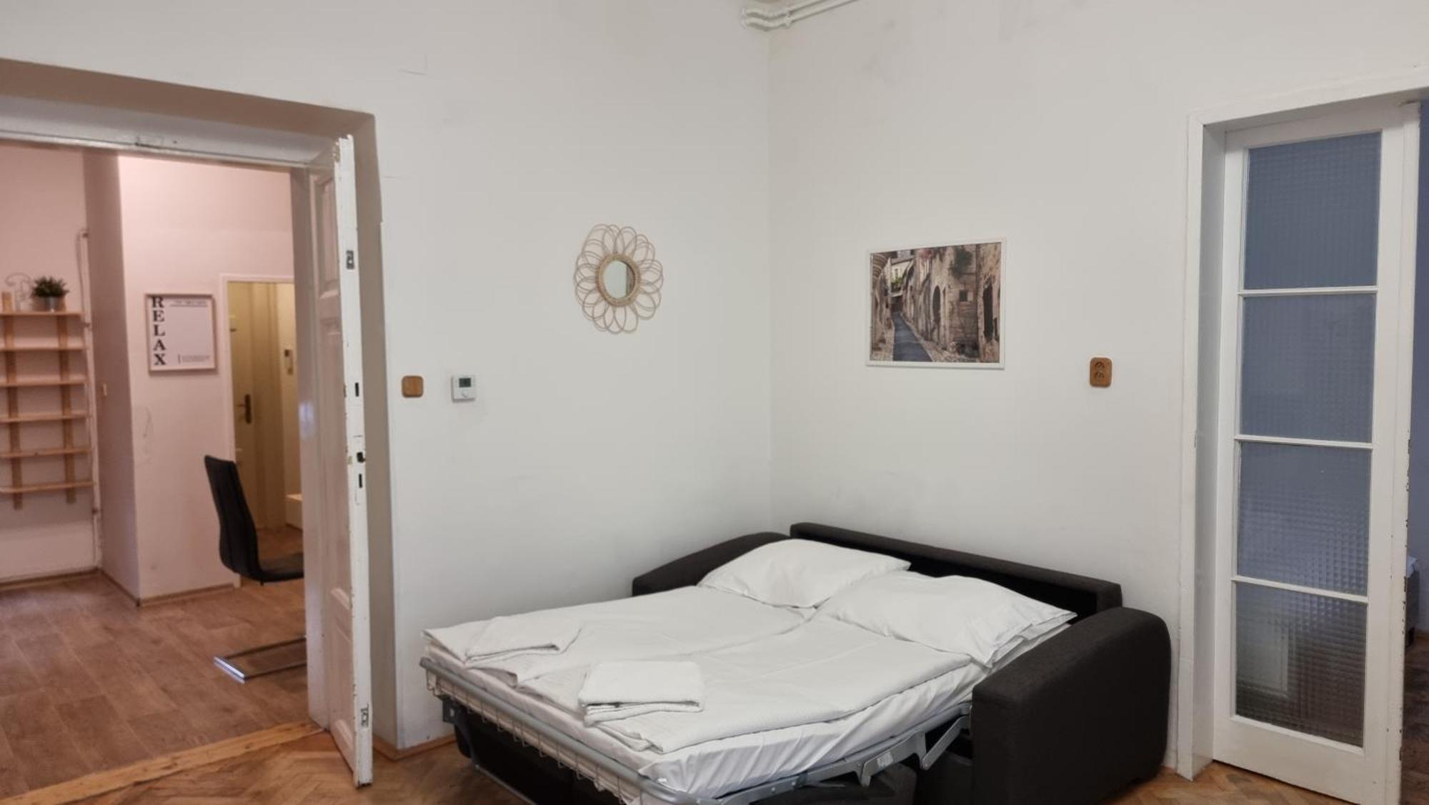 Apartment Krakovska 20 Prag Exteriör bild