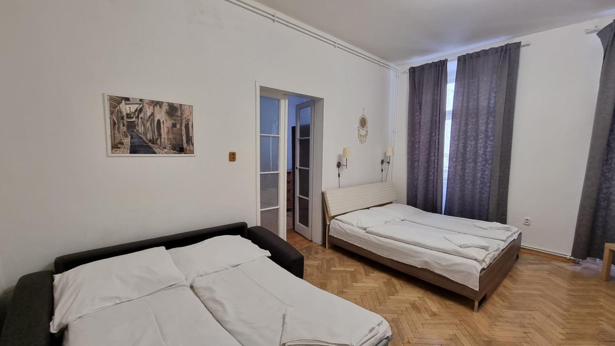 Apartment Krakovska 20 Prag Exteriör bild