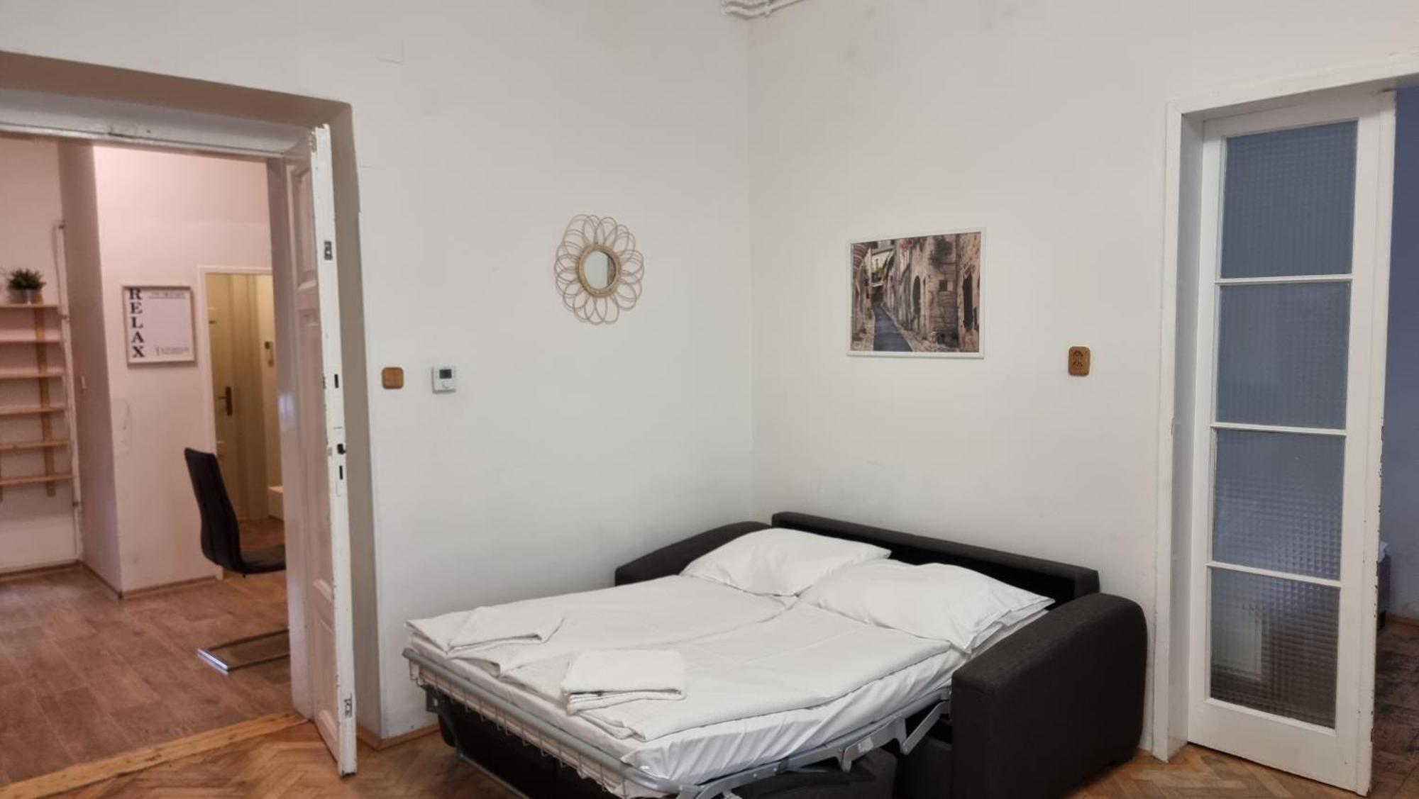 Apartment Krakovska 20 Prag Exteriör bild