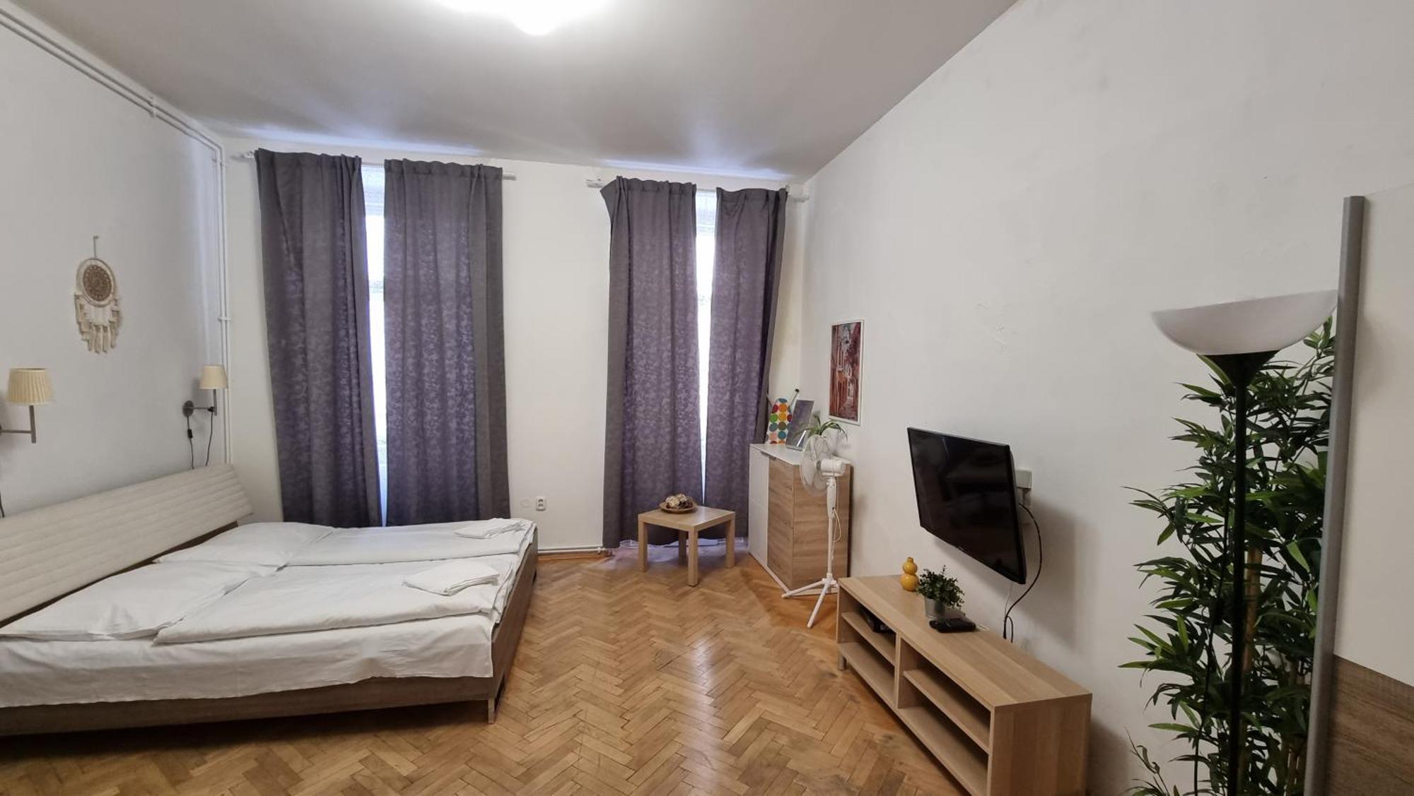 Apartment Krakovska 20 Prag Exteriör bild